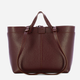 Torebka shopper ze skóry naturalnej Iuntoo Rivera 191003 Bordowa (800070346751) - obraz 2