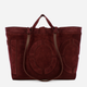 Torebka shopper ze skóry naturalnej Iuntoo Sibilla 191302 Bordowa (800070346766) - obraz 2