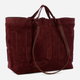 Torebka shopper ze skóry naturalnej Iuntoo Sibilla 191302 Bordowa (800070346766) - obraz 3