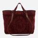 Torebka shopper ze skóry naturalnej Iuntoo Sibilla 191303 Bordowa (800070346768) - obraz 2