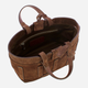 Torebka crossbody damska ze skóry naturalnej mała Iuntoo Sibilla 191304 Ciemnobrązowa (800070346771) - obraz 5