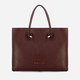 Torebka shopper ze skóry naturalnej Iuntoo Giunto 195001 Bordowa (800070347421) - obraz 1