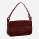 Torebka bagietka damska ze skóry naturalnej mała Iuntoo Silvia 196103 Bordowa (800070346782) - obraz 3