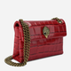 Сумка крос-боді через плече жіноча з натуральної шкіри маленька Kurt Geiger Kensington 4372850419 50 Червона (800070350186) - зображення 4