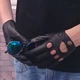 Перчатки мужские натуральная кожа Alpa Gloves 610-15 размер 8.5 автомобильные черные - изображение 4