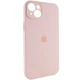 Чохол Silicone Premium case з захистом камери для iPhone 15 Full Camera Protective pink sand 9876 - изображение 2