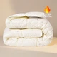 Одеяло шерстяное зимнее Sei Design Cashmere Premium 155х210 см, 300 г/м2, наполнитель натуральная овечья шерсть, тёплое и дышащее, чехол микрофибра овечка молоко - изображение 1