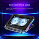 Охолоджуюча підставка для ноутбука VHG D17 RGB, Black - изображение 4