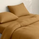 Простынь на резинке Cosas MUSTARD Муслин 200х200х20 (4822052495506) - изображение 2