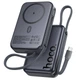 УМБ HOCO Origen dual PD magnetic power bank with cable dark 20000mAh Q44A |2Type-C, 45W/3A, PD/QC| Grey - зображення 1
