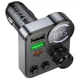 FM - трансмітер HOCO E86 Alegria dual port car BT Black - изображение 3
