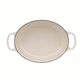 Каструля с крышкой Le Creuset Signature Cast Iron Oval Casserole 21178297164430 27 см 4.1 л безе - изображение 3