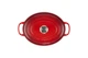 Каструля с крышкой Le Creuset Signature Cast Iron Oval Casserole 21178270602430 27 см 4.1 л вишневый - изображение 3