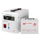 Комплект резервного живлення UPS 500VA+АКБ GEL 480W LogicPower 14022 (переносний ДБЖ 350W+40Ah батарея гелева) - изображение 3