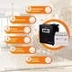 Комплект резервного живлення UPS 500VA+АКБ GEL 520W LogicPower 14014 (настінний ДБЖ 350W+40Ah батарея гелева) - зображення 2