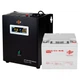 Комплект резервного живлення UPS 500VA+АКБ GEL 520W LogicPower 14014 (настінний ДБЖ 350W+40Ah батарея гелева) - зображення 3