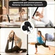 Ремень для йоги PowerPlay 183 см х 3.8 см Черный (PP_4409_Black) - изображение 10