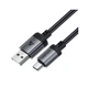 Дата кабель USB 2.0 AM to USB-C 1.2m 3.0A 18W aluminum alloy Black Acefast (6974316283782) - изображение 4