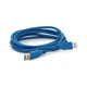 Дата кабель USB 3.0 AM/AM 2.0m Blue Voltronic (YT-3.0AM+AM-2.0) - изображение 1