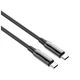 Дата кабель USB-C to USB-C 2.0m (PVC+Aluminum Alloy) (PD Fast Charging 240W) 5А black ColorWay (CW-C - зображення 4