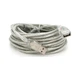 Дата кабель USB 2.0 AM/AF 10.0m ferrite transparent white Voltronic (YT-AM/AF-10TBL) - изображение 1
