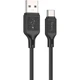 Дата кабель USB 2.0 AM to USB-C 1.0m Cool silicone X90 black HOCO (6931474788443) - зображення 1