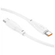 Дата кабель USB-C to USB-C 1.0m 100W TPE X93 white HOCO (6931474790712) - изображение 4