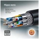 Кабель мультимедийный HDMI M to HDMI M 3.0m V2.0 4K60Hz black ColorWay (CW-CBHD079-BK) - изображение 8