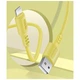 Дата кабель USB 2.0 AM to USB-C 1.0m soft silicone yellow ColorWay (CW-CBUC043-Y) - изображение 5