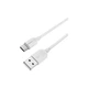 Дата кабель USB 2.0 AM to USB-C 1.0m 2.4A PVC BX14 white BOROFONE (6957531089995) - изображение 2