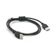 Дата кабель USB 2.0 AM/AF 1.0m ferrite black Voltronic (YT-AM/AF-1.0B) - изображение 2