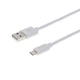 Дата кабель USB 2.0 AM to Micro 5P 2.5m white Grand-X (PM025W) - зображення 2