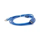 Дата кабель USB 2.0 AM/AF 1.5m ferrite transparent blue Voltronic (YT-AM/AF-1.5TBL) - изображение 1