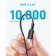 Дата кабель USB-C to Lightning 1.8m nylon 322 black Anker (A81B6G11) - изображение 4