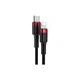 Дата кабель USB-C to Lightning 1.0m Cafule PD 20W red+black Baseus (CATLKLF-91) - изображение 2