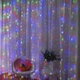 Светодиодная гирлянда-штора Crown 300 LED USB 3 х 3 м Разноцветная (WLS-QX-CL2132M) - изображение 1