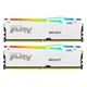 Модуль пам'яті для комп'ютера DDR5 64GB (2x32GB) 5600 MHz Beast White RGB Kingston Fury (ex.HyperX) (KF556C36BWEAK2-64) - изображение 1