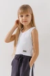 Майка однотонна для дівчинки Benini 251033 140 см Білий shop (2000990963789) - зображення 2