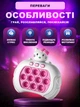Поп ит электронный антистресс интерактивные игрушки для детей с брелком Hausland музыкальный pop it портативная игра попот приставка 4 режима Hello Kitty белый с розовым + в комплекте 3 шт батарейки (01800021) - изображение 2