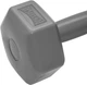 Гантель PowerPlay 4124 Hercules композитная 4 кг Серая (PP_4124_4kg) - изображение 3