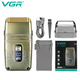 Профессиональная электробритва VGR V-335 Shaver, 3 ножевых блока, влажное/сухое бритье, USB‑зарядка - изображение 2