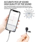 Петличный микрофон с Type-C разъемом для мобильных устройств и iPhone 15, компактный звукозаписывающий прибор - изображение 5