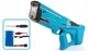 Водяной бластер автоматический с набором воды Watergun Акула зеленый для детей на пляж и дачу - изображение 4