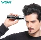 Машинка для стрижки VGR триммер с насадками для волос и бороды профессиональная аккумуляторная модель - изображение 14