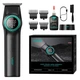 Профессиональная беспроводная машинка триммер VGR для стрижки волос с зарядной базой и насадками - изображение 9
