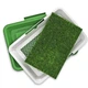 Лоток с имитацией травы (46х33х6 см) для собак Puppy Potty Pad / Открытый трехуровневый туалет для животных - изображение 6