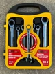 Набор редких комбинированных рожково-трещоточных ключей JierTools 7 предметов для точных работ - изображение 1
