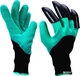 Садовые перчатки с когтями GARDEN GLOVES / Перчатки резиновые для сада / Перчатки с пластиковыми наконечниками - изображение 3