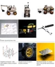 Конструктор металлический Экскаватор 1003 DIY с 406 деталями для сборки модели техники - изображение 7