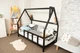 Детская кровать домик Монтессори BUSY WOOD на ножках Модель 1 200x90 см черный - изображение 5